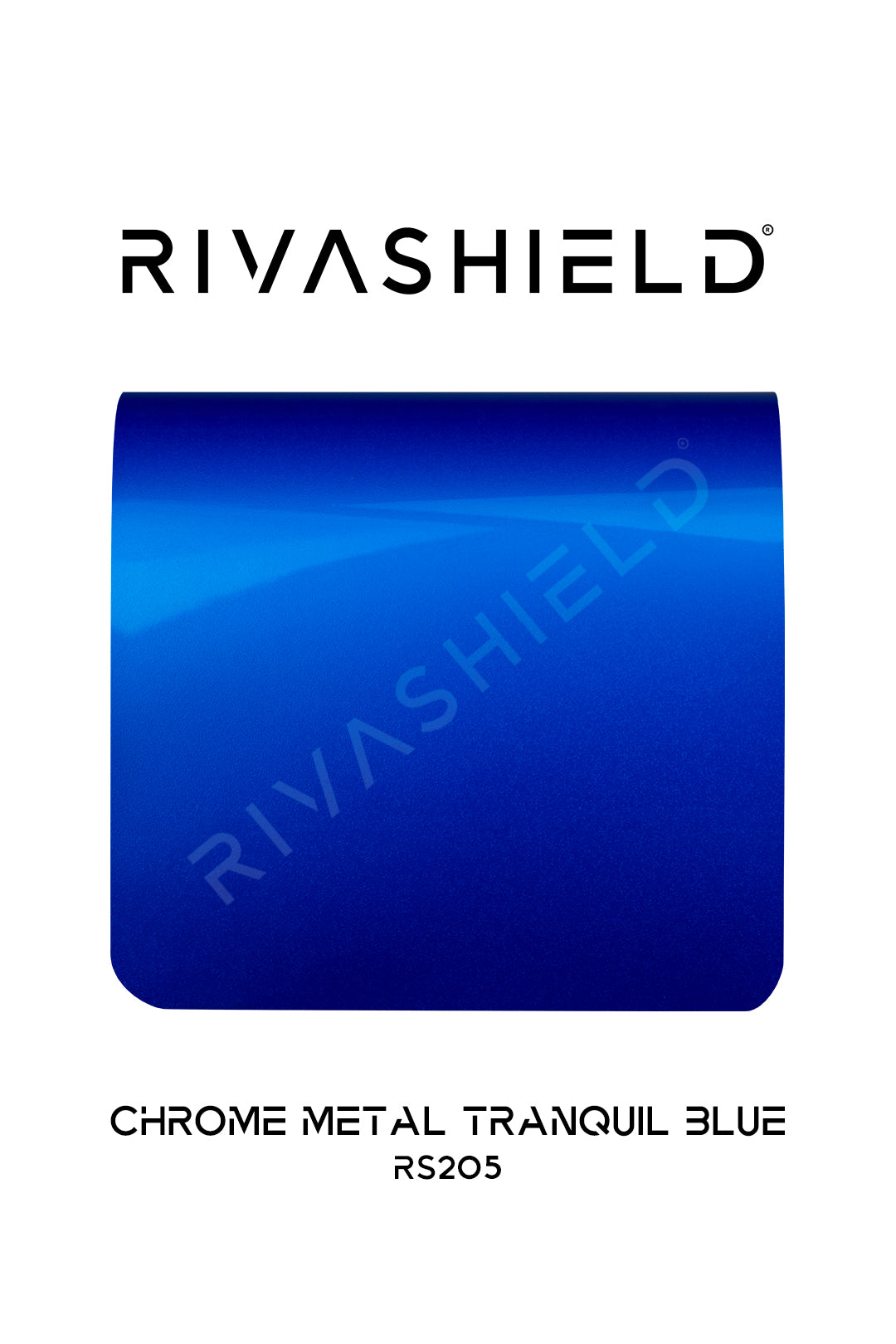 Rivashield COLOR PPF RS205 Chrome Metal Tranquil Blue