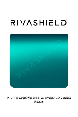 Rivashield COLOR PPF RS206 Matte Chrome Metal Emerald Green