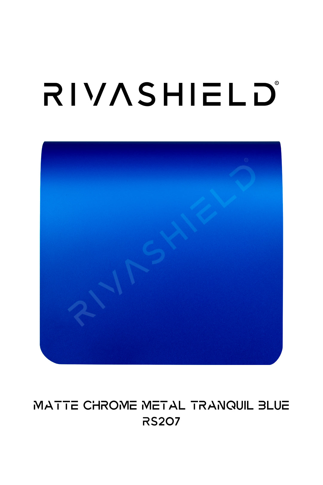 Rivashield COLOR PPF RS207 Matte Chrome Metal Tranquil Blue