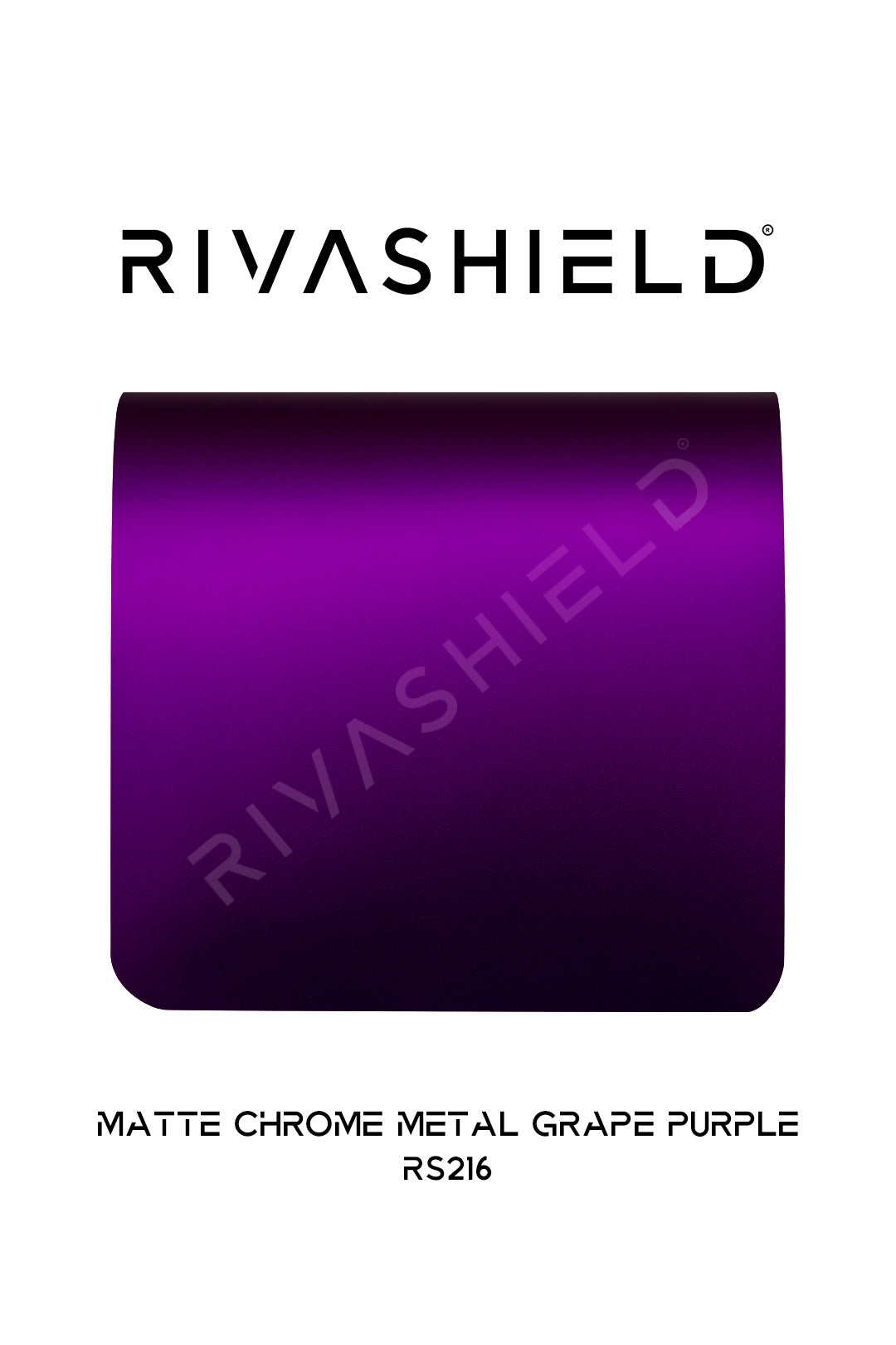 Rivashield COLOR PPF RS216 Matte Chrome Metal Grape Purple